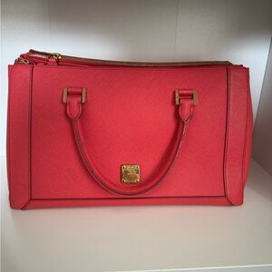 2 way MCM Red Handbag